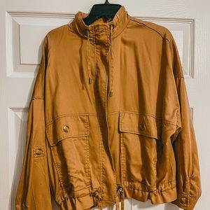 Tan loose jacket
